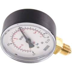 Wika MS -10663 Manometer senkrecht (KU/Ms), 63mm, -1 bis 0,6 bar, G 1/4"