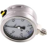 Wika MS -11,563 GLY ES Chemie-Glycerin-Manometer senkrecht, 63mm, -1 bis 1,5 bar