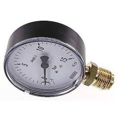 Wika MS -11580 Manometer senkrecht, 80mm, -1 bis 15 bar