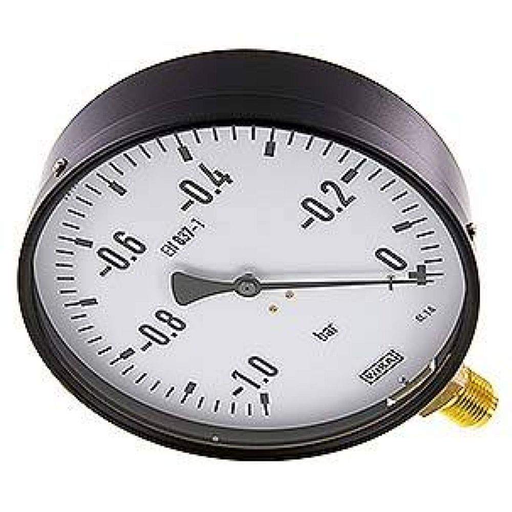 Wika MS -1160 Manometer senkrecht, 160mm, -1 bis 0 bar