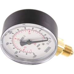 Wika MS -120063 MB Manometer senkrecht (KU/Ms), 63mm, -1200 bis 0 mbar