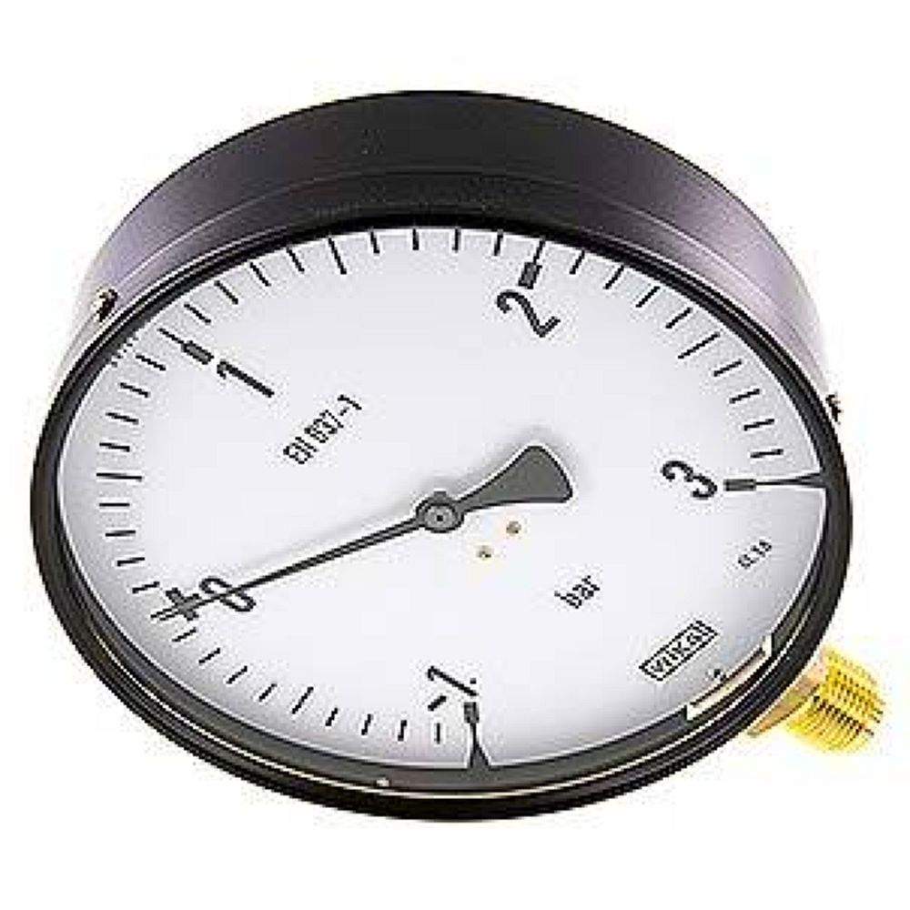 Wika MS -13160 Manometer senkrecht, 160mm, -1 bis 3 bar