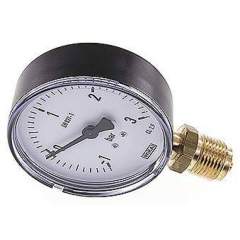 Wika MS -1380 Manometer senkrecht, 80mm, -1 bis 3 bar