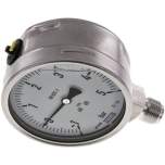 Wika MS -15100 GLY ES Chemie-Glycerin-Manometer senkrecht,100mm, -1 bis 5 bar