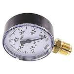 Wika MS -180 Manometer senkrecht, 80mm, -1 bis 0 bar