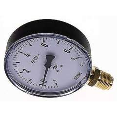 Wika MS -19100 Manometer senkrecht, 100mm, -1 bis 9 bar