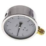 MS -19100 GLY CRE Glycerin-Manometer senkrecht (CrNi/Ms),100mm, -1 bis 9 bar
