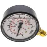 Wika MS -1963 GLY Glycerin-Manometer senkrecht (KU/Ms), 63mm, -1 bis 9 bar