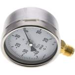 MS -4020100 MB10CR Manometer senkrecht 100mm, -0,04 bar bis 0,02 bar mbar, G 1/2"
