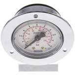 Wika MSE 1050 CR Einbaumanometer (CrNi/Ms), Frontring, 50mm, 0-10 bar