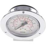 Wika MSE 1063 CR Einbaumanometer (CrNi/Ms), Frontring, 63mm, 0-10 bar
