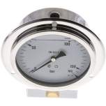 MSE 160100 GLY CRE Glycerin-Einbaumanometer,Frontring, 100mm, 0-160 bar