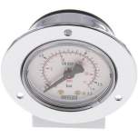 Wika MSE 1,650 CR Einbaumanometer (CrNi/Ms), Frontring, 50mm, 0-1,6 bar