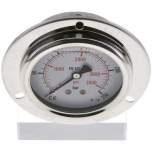 MSE 25063 GLY CRE Glycerin-Einbaumanometer,Frontring, 63mm, 0-250 bar