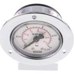 Wika MSE 2,550 CR Einbaumanometer (CrNi/Ms), Frontring, 50mm, 0-2,5 bar