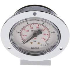 Wika MSE 2563 CR Einbaumanometer (CrNi/Ms), Frontring, 63mm, 0-25 bar