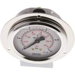 Wika MSE 2563 GLY CR Glycerin-Einbaumanometer,Frontring, 63mm, 0-25 bar