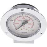 Wika MSE 40063 CR Einbaumanometer (CrNi/Ms), Frontring, 63mm, 0-400 bar