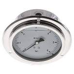 MSE 6100 GLY CRE Glycerin-Einbaumanometer,Frontring, 100mm, 0-6 bar