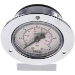 Wika MSE 650 CR Einbaumanometer (CrNi/Ms), Frontring, 50mm, 0-6 bar