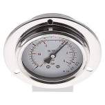 MSE -10663 GLY CRE Glycerin-Einbaumanometer,Frontring, 63mm, -1 bis 0,6 bar