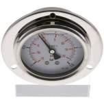 MSE -11,563 GLY CRE Glycerin-Einbaumanometer,Frontring, 63mm, -1 bis 1,5 bar