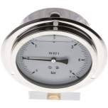 MSE -15100 GLY CRE Glycerin-Einbaumanometer,Frontring, 100mm, -1 bis 5 bar