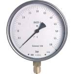 Wika MSF 1,6160 Feinmess-Manometer senkrecht, 160mm, 0-1,6 bar