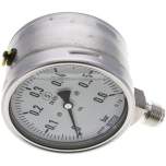 Wika MSS 06100 GLY ES Gly.-Sicherheits-Manometer senkrecht,100mm, 0-0,6 bar