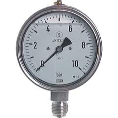 Wika MSS -11,5100 GLY ES Gly.-Sicherheits-Manometer senkrecht,100mm, -1 bis 1,5 bar