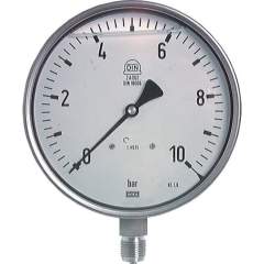 Wika MSS 6160 GLY ES Gly.-Sicherheits-Manometer senkrecht,160mm, 0-6 bar