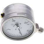 Wika MSS 16100 ES Sicherheits-Manometer senkrecht, 100mm, 0-16 bar