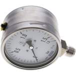 Wika MSS 1,6100 ES Sicherheits-Manometer senkrecht, 100mm, 0-1,6 bar