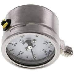 Wika MSS 163 ES Sicherheits-Manometer senkrecht, 63mm, 0-1 bar