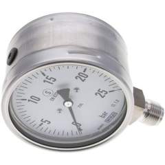 Wika MSS 25100 ES Sicherheits-Manometer senkrecht, 100mm, 0-25 bar