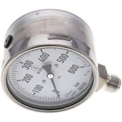 Wika MSS 600100 ES Sicherheits-Manometer senkrecht, 100mm, 0-600 bar