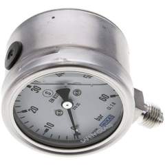 Wika MSS 6063 GLY ES Gly.-Sicherheits-Manometer senkrecht,63mm, 0-60 bar