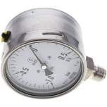 Wika MSS -106100 ES Sicherheits-Manometer senkrecht, 100mm, -1 bis 0,6 bar