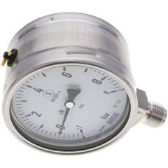 Wika MSS -19100 ES Sicherheits-Manometer senkrecht, 100mm, -1 bis 9 bar