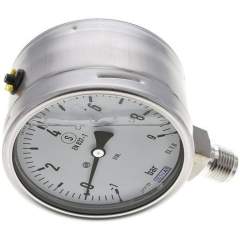 Wika MSS -19100 GLY ES Gly.-Sicherheits-Manometer senkrecht,100mm, -1 bis 9 bar