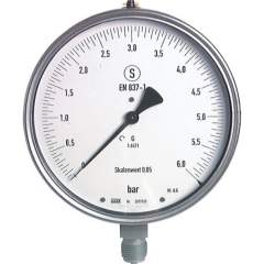 Wika MSSF 160160 ES Sicherheits-Feinmess-Manometer, 160mm, 0-160 bar
