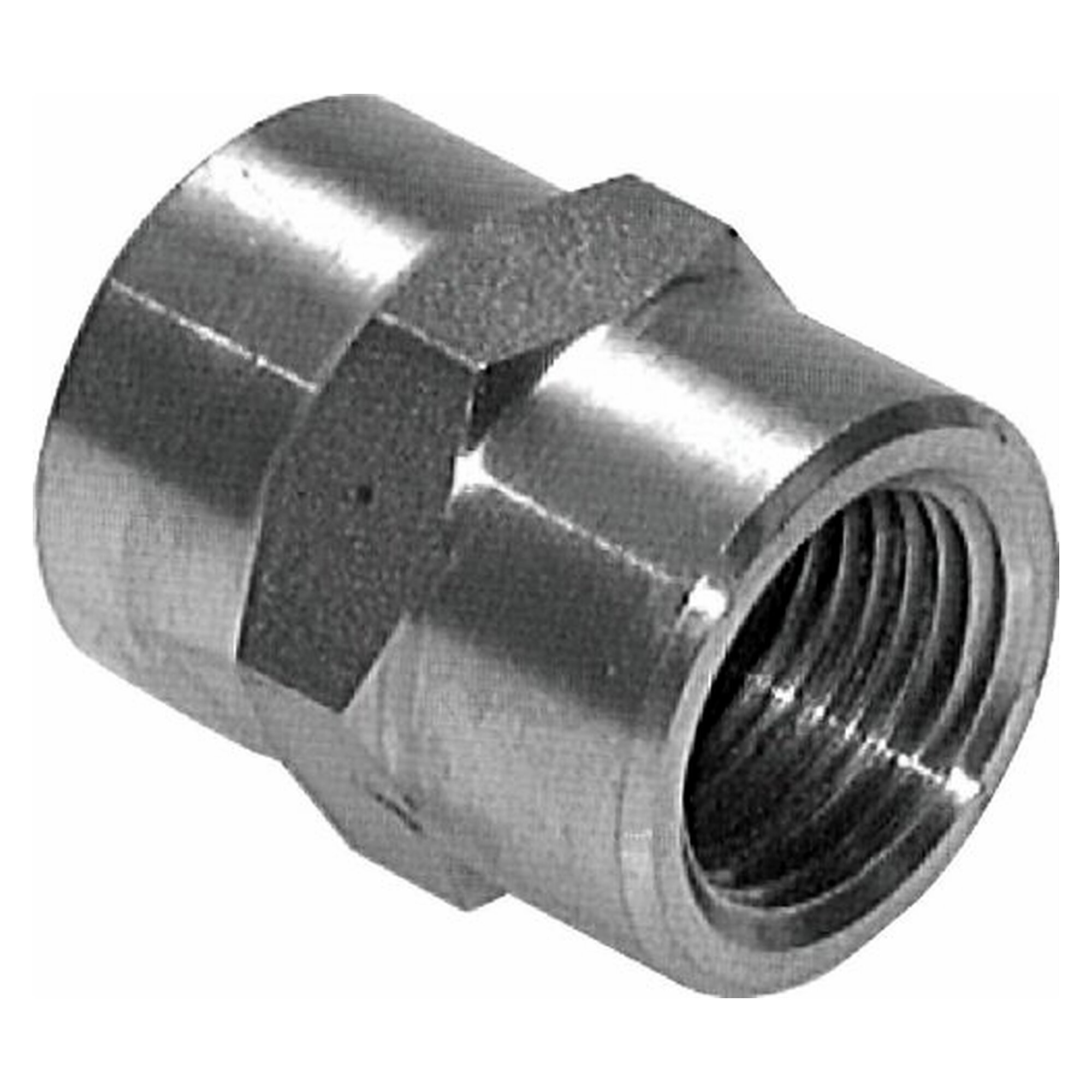 Hochdruck-Muffe, Gewinde G 1/2", PN 200 bar, Edelstahl 1.4571