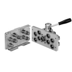 Nitto Kohki Multi Cupla. Schnellkupplung MAM-A-2P, Brass, FKM