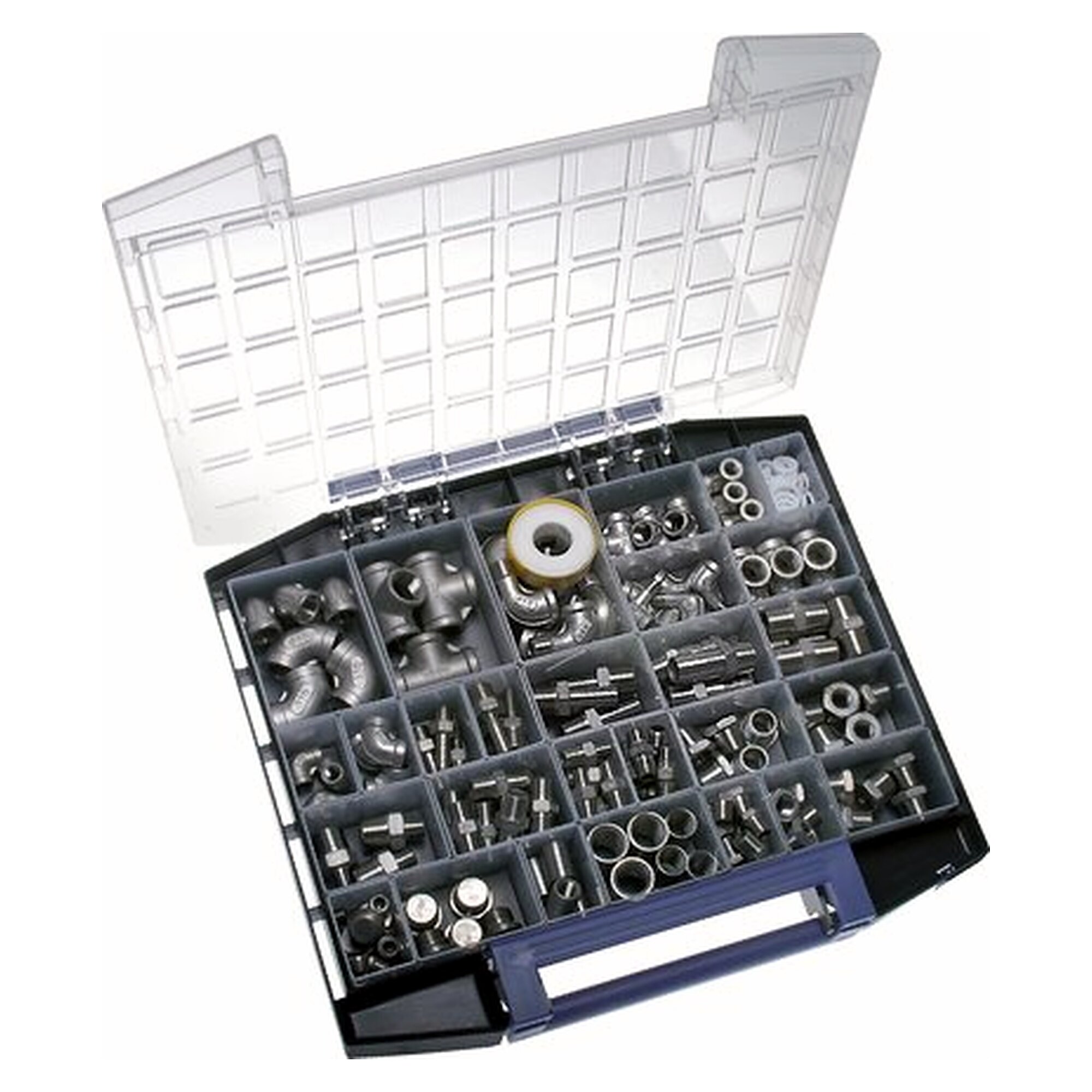 Multibox - Edelstahl-Fittings, R 1/8" - R 1/2", beinhaltet 3 Stück DN 1212 K ES
