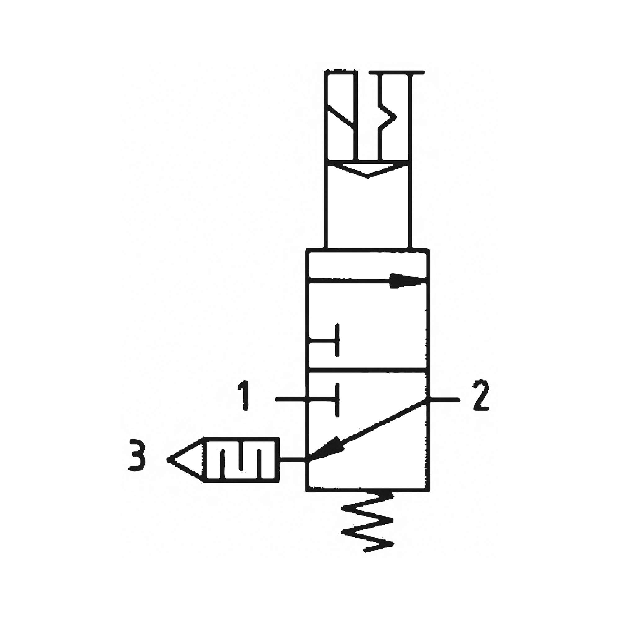 Schaltventil (3/2-Wegeventil) »multifix«, 24 V DC, BG 3, G 1/2 - Riegler 100624