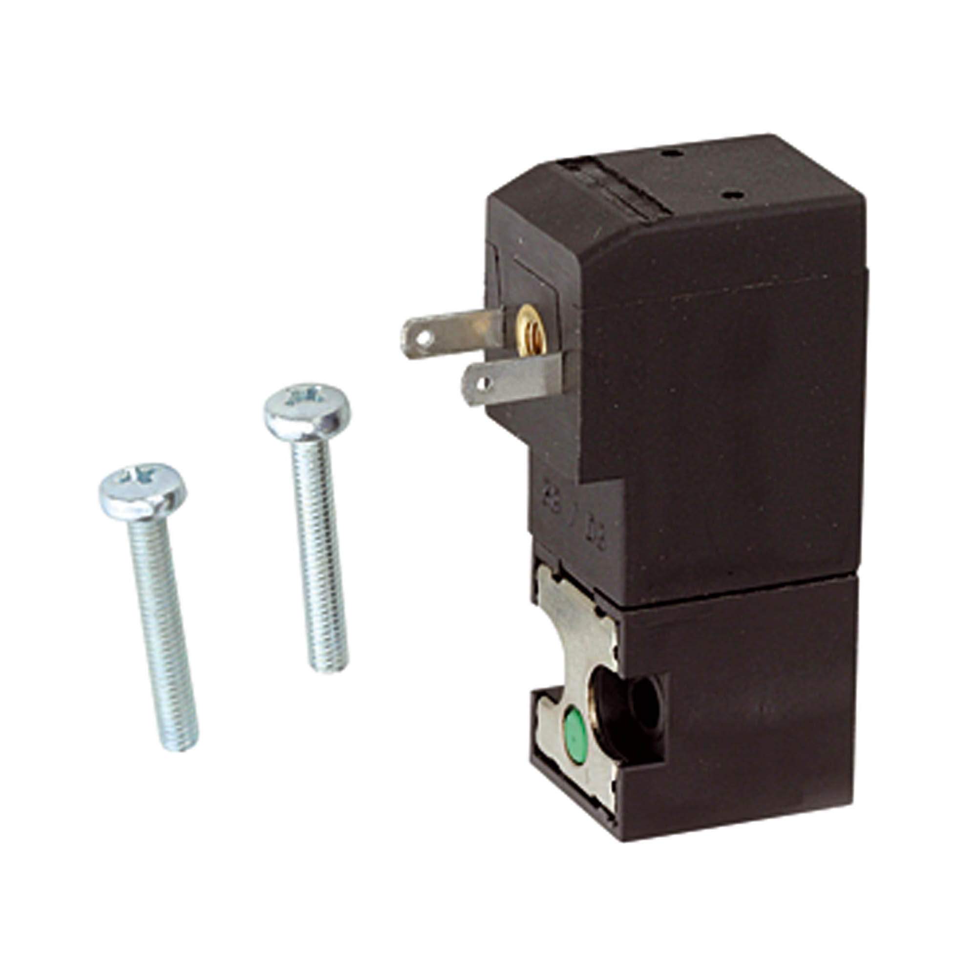 3/2-way mini solenoid valve directly controlled, NC, 24 VDC - Riegler 106643