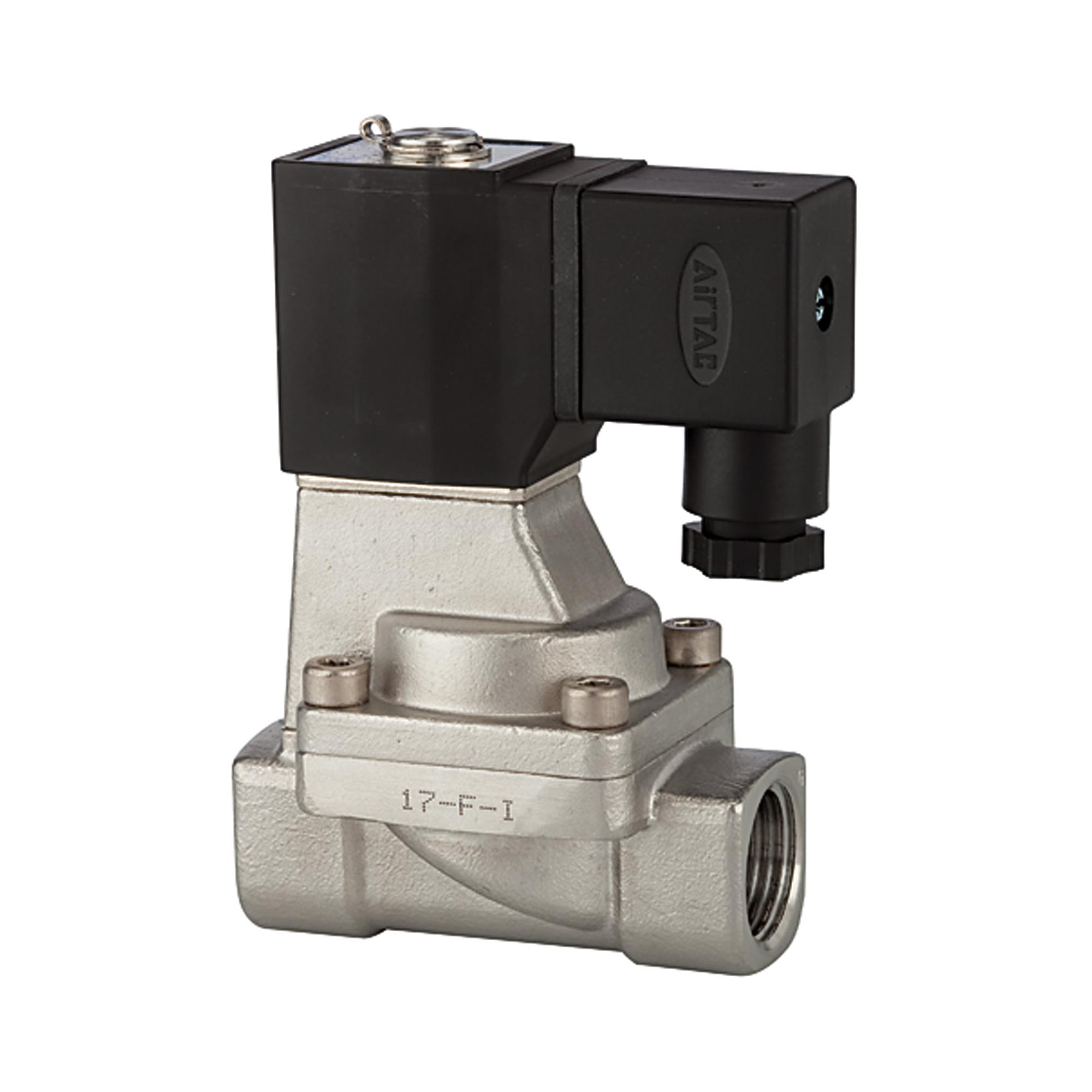 2/2-way solenoid valve NC, pilot operated, 230 V, 50 Hz - Riegler 116552