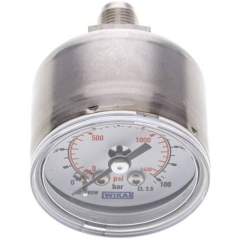 Wika MW 10040 ES ES-Manometer waagerecht, 40mm, 0-100 bar, G 1/8"