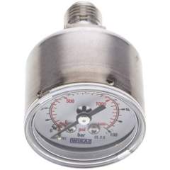 Wika MW 10044 ES ES-Manometer waagerecht, 40mm, 0-100 bar, G 1/4"