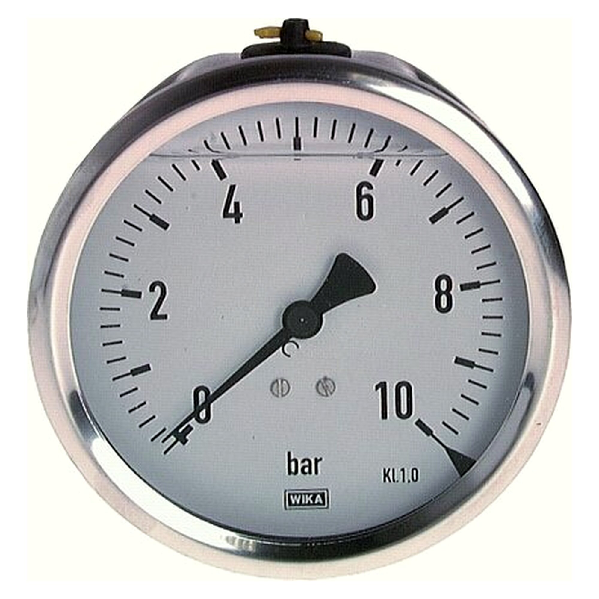 Chemie-Glycerin-Manometer, G 1/2", 100 mm, 0 - 250 bar, 1.4301, Genauigkeitsklasse 1